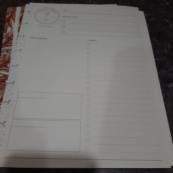 Planner Destash Happy Planner Classic Daily and Weekly Pages - Picture 3 of 5